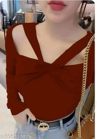 Tie Top_MAROON_S