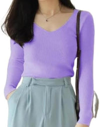 V Neck_FS_PURPLE_XS